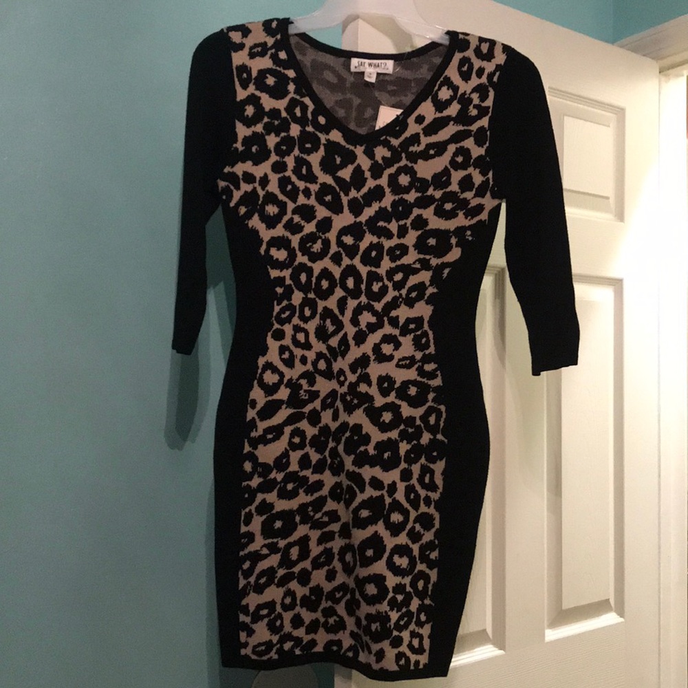 NWT Cheeta print dress